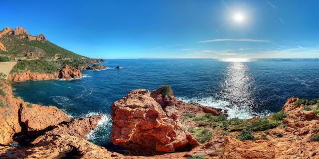 Panoramique Du Bord De Mer De L Esterel