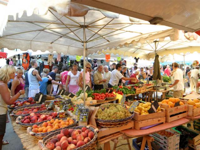 Le marché de Saint-tropez