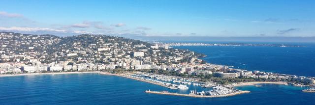 Cannes vue avion