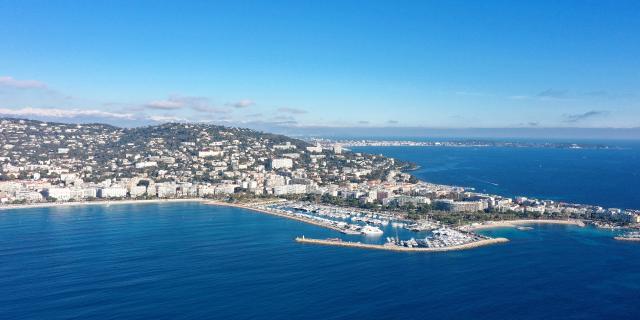 Cannes vue avion