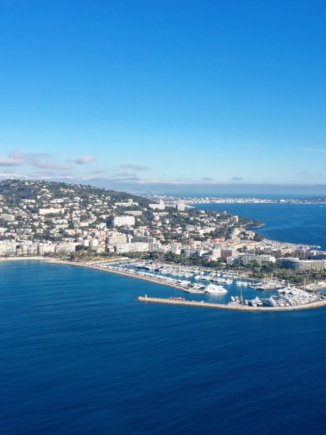 Cannes vue avion