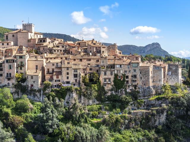 Vista su Tourrettes-sur-Loup