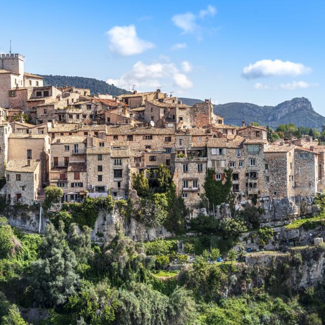 Vista su Tourrettes-sur-Loup