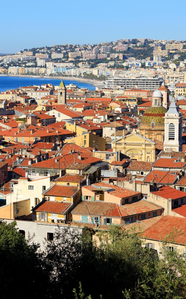 Vue panoramique de Nice