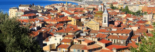 Vue panoramique de Nice