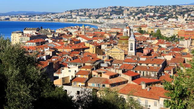 Vue panoramique de Nice