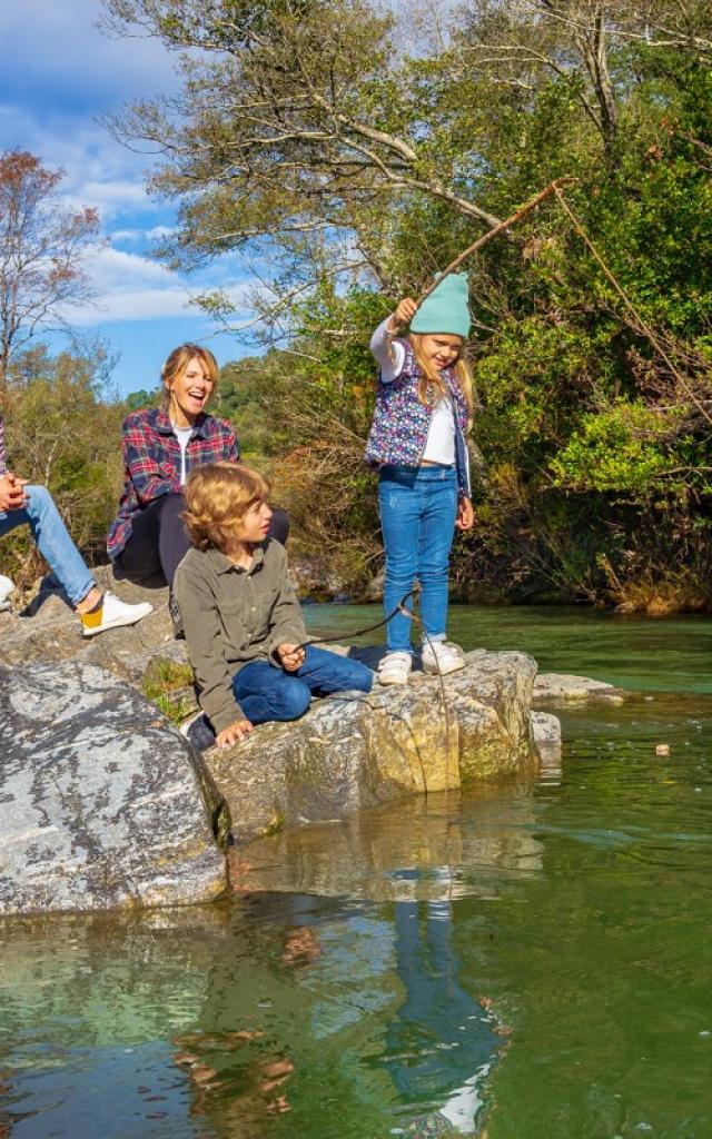 Balade en famille en automne