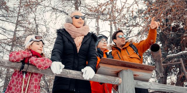 Sentiero planetario Valberg inverno