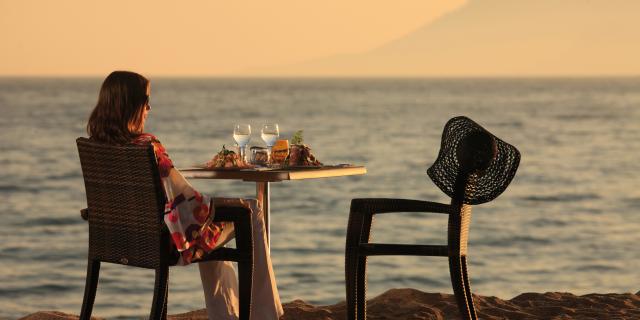 Diner sur la Plage à Cannes