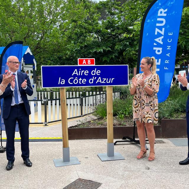 Inaugurazione di Aire Côte d'Azur - Vinci