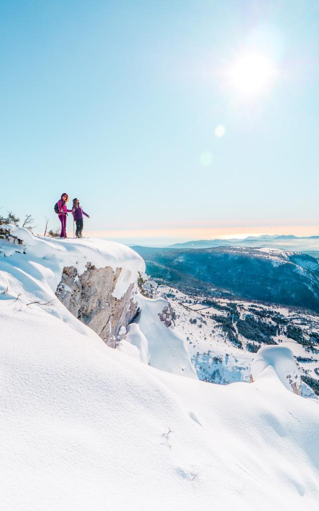 Schneeschuhwanderung in La Mouliere