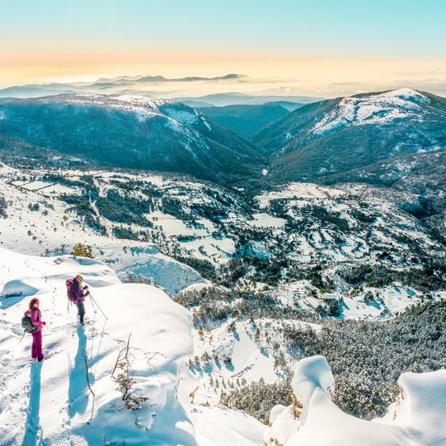 Escursioni con le racchette da neve a La Mouliere