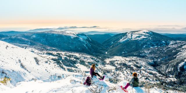 Schneeschuhwanderung in La Mouliere