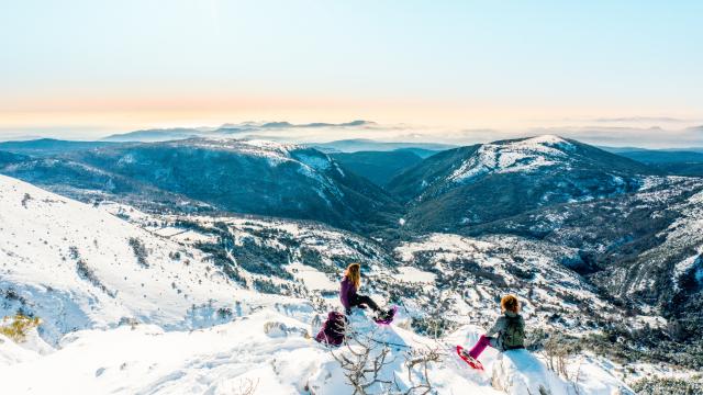 Escursioni con le racchette da neve a La Mouliere