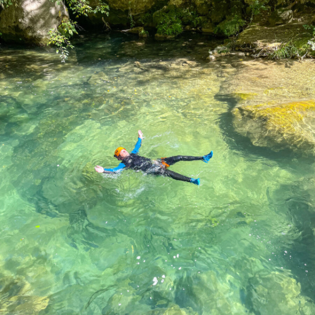 Canyoning in den Gorges du Loup