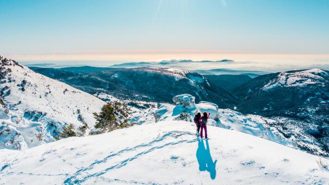 Schneeschuhwanderung in La Mouliere