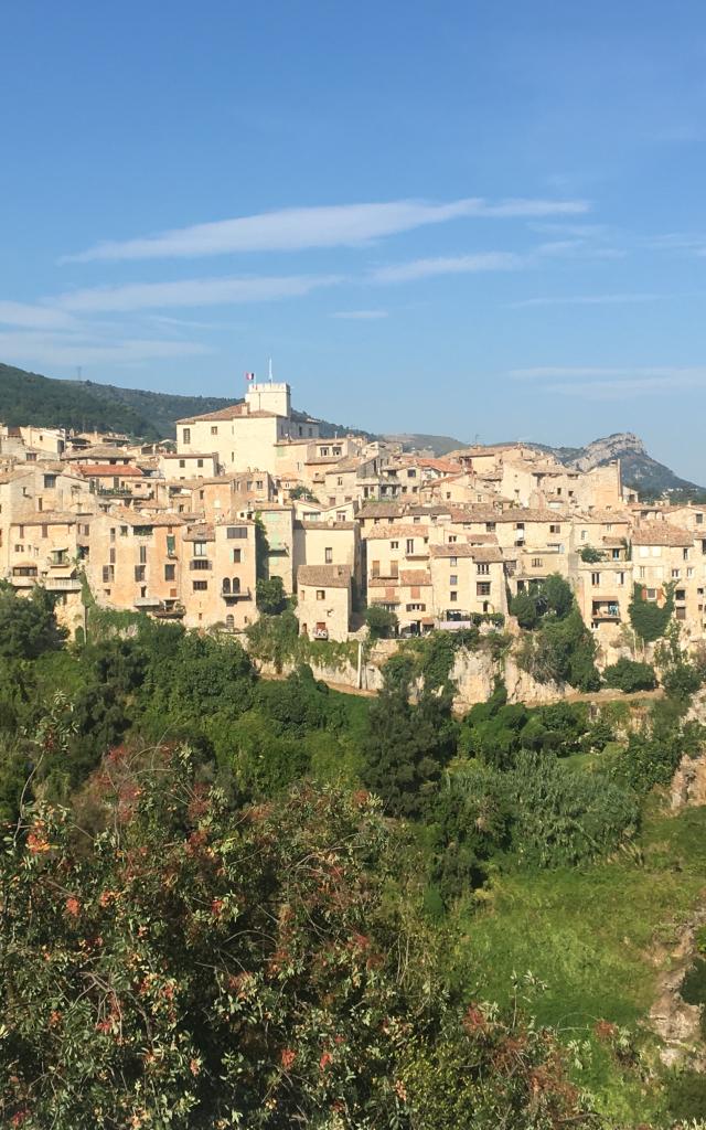 Il villaggio collinare di Tourrettes sur Loup