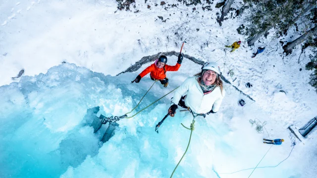 Arrampicata Arrampicata su ghiaccio Costa Azzurra Francia Isabellefabre