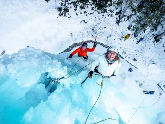 Climbing Ice Climbing Cote D'Azur France Isabellefabre
