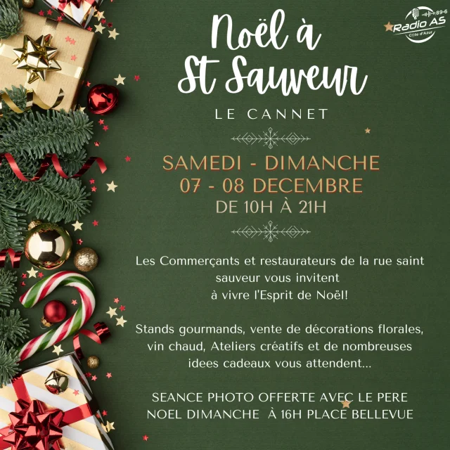 Noel A St Sauveur Avec Logo Credit Photo Les Commercants De La Rue Saint Sauveur