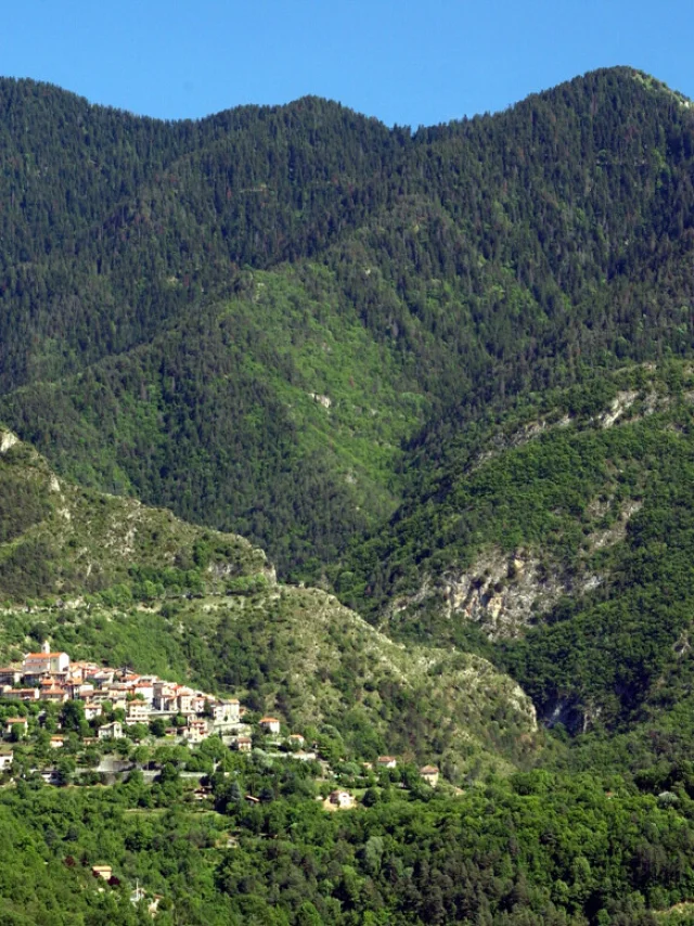 GEMEINDE LA BOLLENE-VESUBIE EIN ALLGEMEINER BLICK AUF DAS DORF